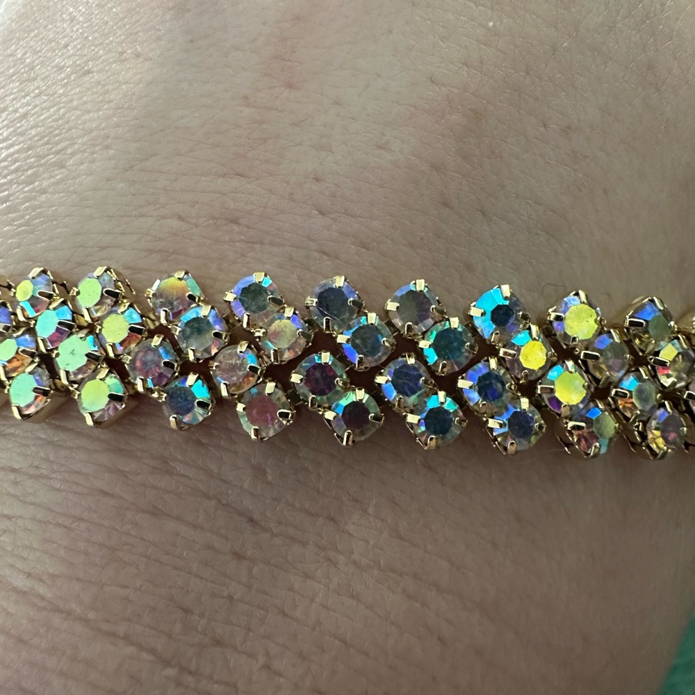 Gold and Silver Multi-Strand Beaded Necklaces